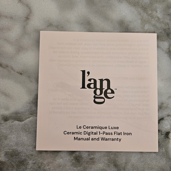 Lange Pink Ceramic Flat Iron main image 10
